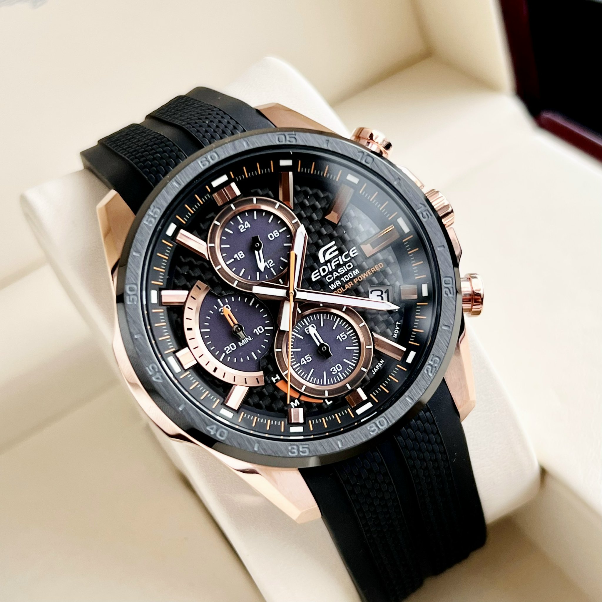 Đồng Hồ Nam Casio Edifice EQS-900PB-1A Authentic-  Bảo Hành 5 Năm - Chính Hãng 100%