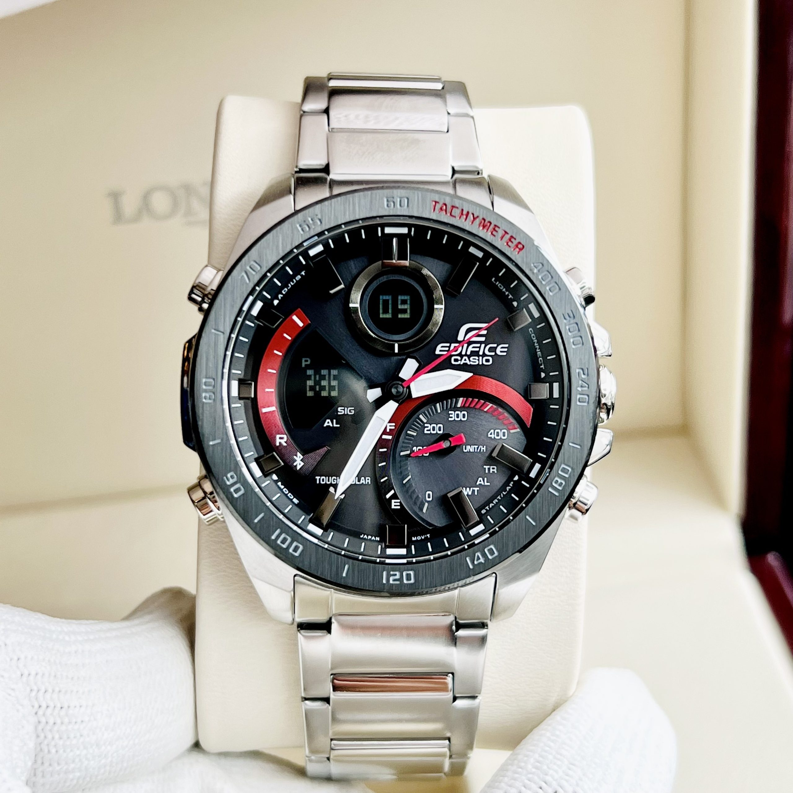 Đồng Hồ Nam Casio Edifice ECB-900DB-1A Dây Kim Loại - Pin Năng Lượng -   Bảo Hành 5 Năm - Chính Hãng 100%