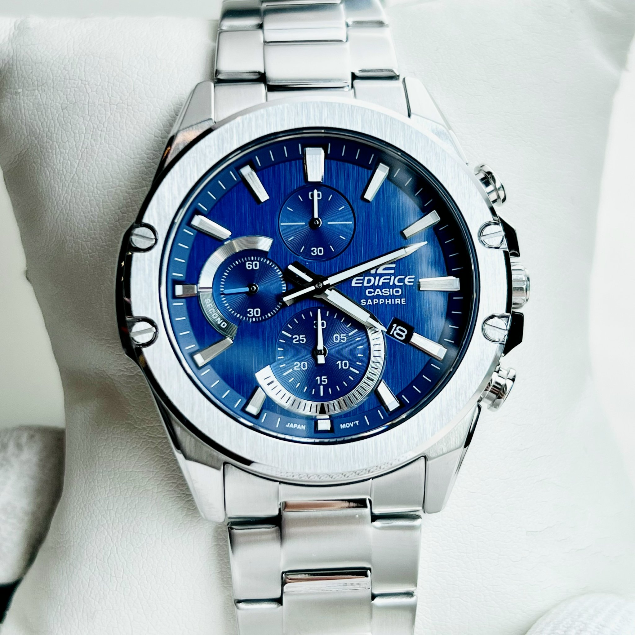 Đồng Hồ Nam Casio Edifice EFR-S567D-2AVUDF Authentic- Dây Kim Loại -  Bảo Hành 5 Năm - Chính Hãng 100%