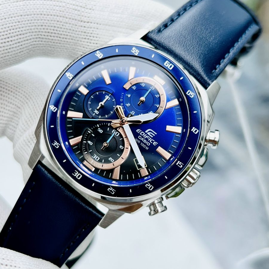 Đồng Hồ Nam Casio Edifice EFV-600L-2A Blue Sea Authentic -  Bảo Hành 5 Năm - Chính Hãng 100%