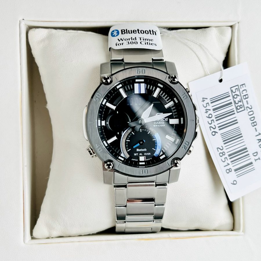 Đồng Hồ Casio Edifice ECB-20DB-1ADF -   Bảo Hành 5 Năm - Chính Hãng 100%