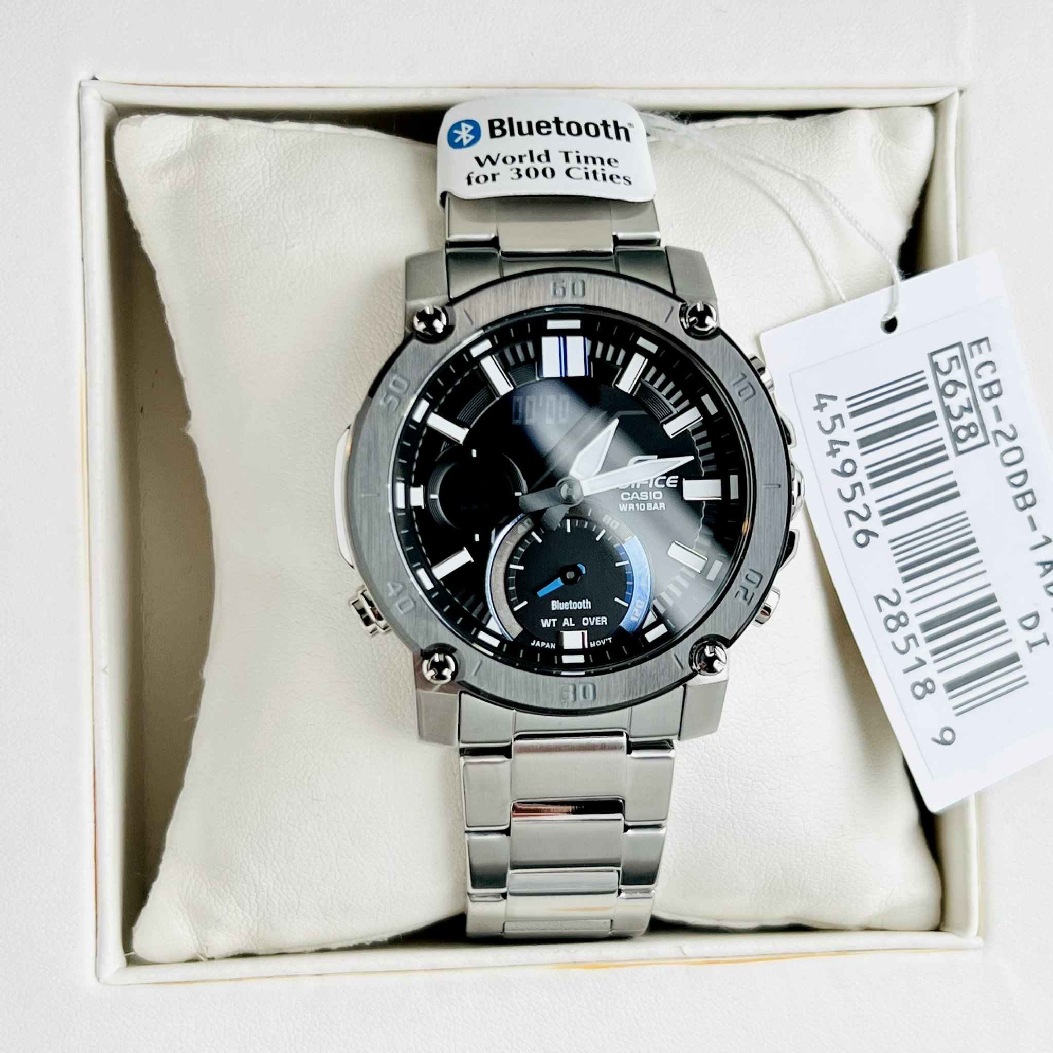 Đồng Hồ Casio Edifice ECB-20DB-1ADF -   Bảo Hành 5 Năm - Chính Hãng 100%