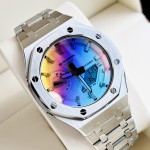 Đồng Hồ Casio G-SHOCK GA2100 CUSTOM AP RAINBOW Gen 3 Dây Thép - BH 5 Năm - Chính Hãng 100% — ảnh 3