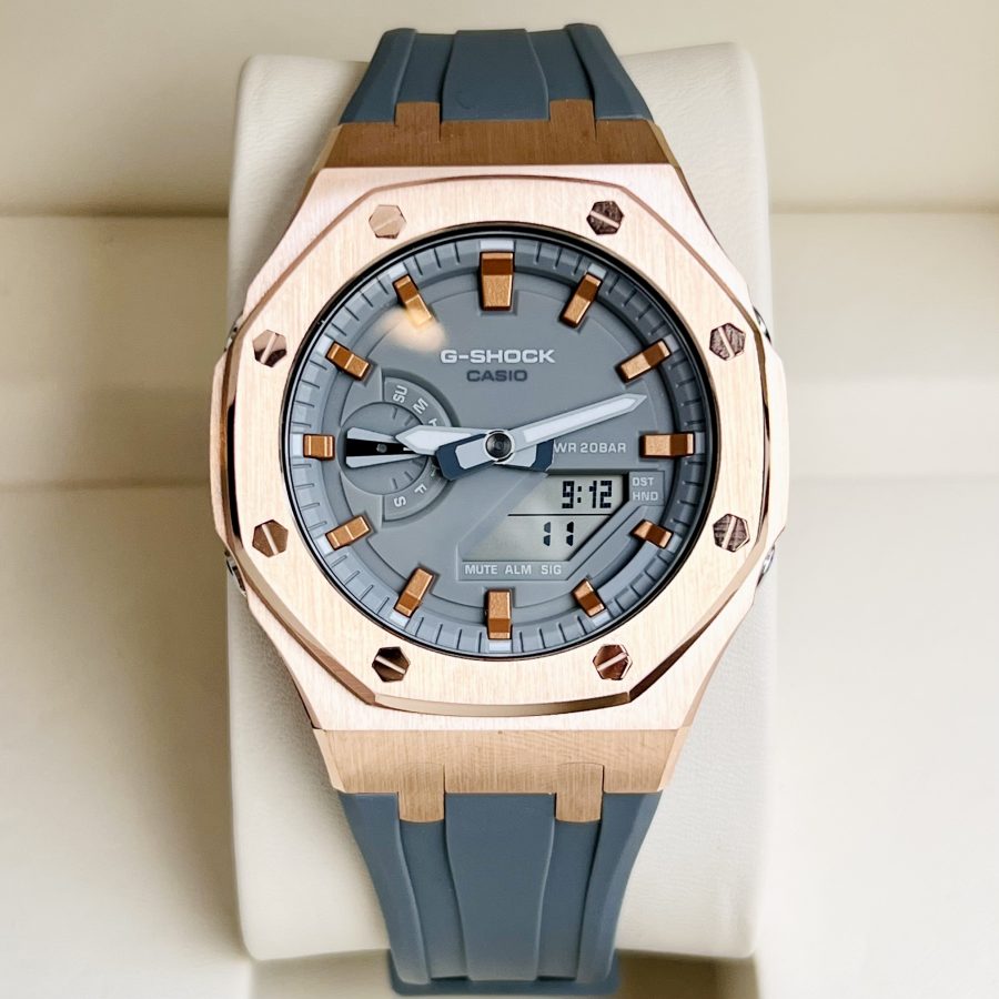 Đồng Hồ Casio G-SHOCK GA2100 CUSTOM AP ROSE GOLD Gen 3 Dây Cao Su - BH 5 Năm - Chính Hãng 100%