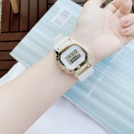 Đồng Hồ Casio G Shock Nữ GM-S5600G-7 (Dây Trắng - Viền Vàng ) - BH 5 Năm - Chính Hãng 100% — ảnh 5