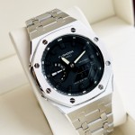 Đồng Hồ Casio G-SHOCK GA2100 CUSTOM AP SILVER Gen 3 Dây Thép - BH 5 Năm - Chính Hãng 100% — ảnh 7