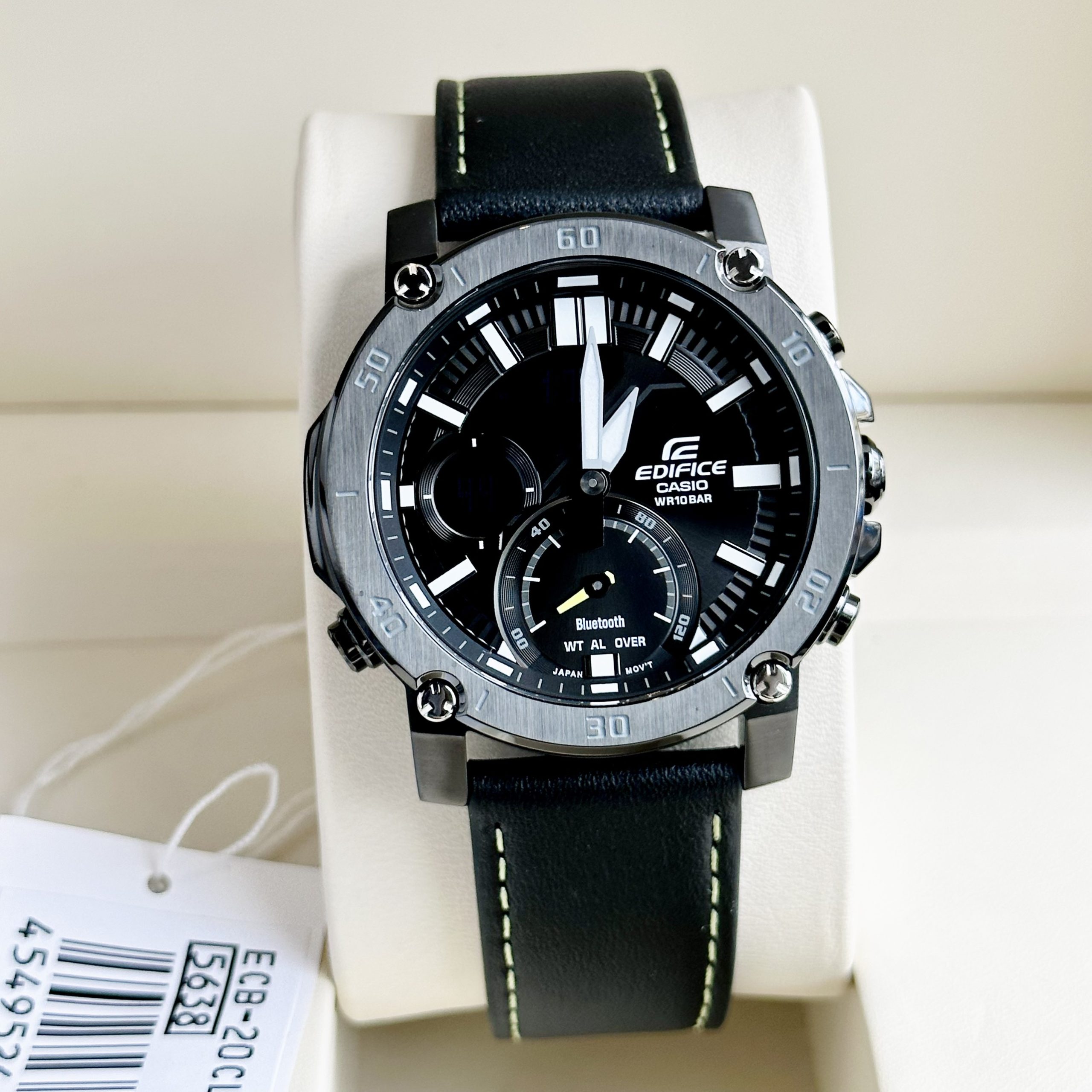 Đồng Hồ Casio Edifice ECB-20CL-1ADF Dây Da - BH 5 Năm - Chính Hãng 100%