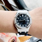 Đồng Hồ Nam Dây Nhựa G-Shock GA-2100-1A AP Custom Diamond Royal Oak (Special)- BH 5 Năm - Chính Hãng 100% — ảnh 8