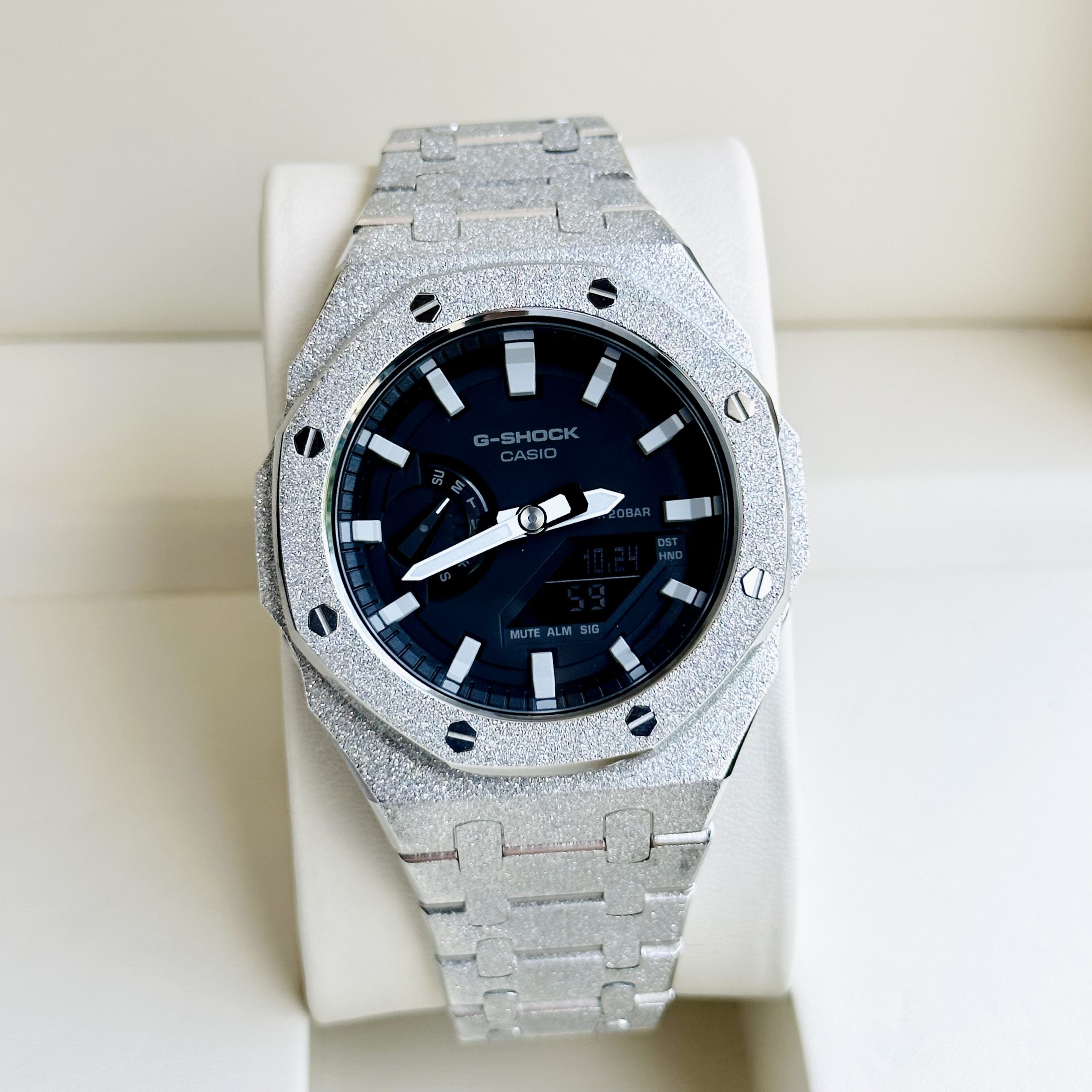 Đồng Hồ Casio G-SHOCK GA2100 CUSTOM APFULL SILVER SPECAL Gen 3 - BH 5 Năm - Chính Hãng 100%
