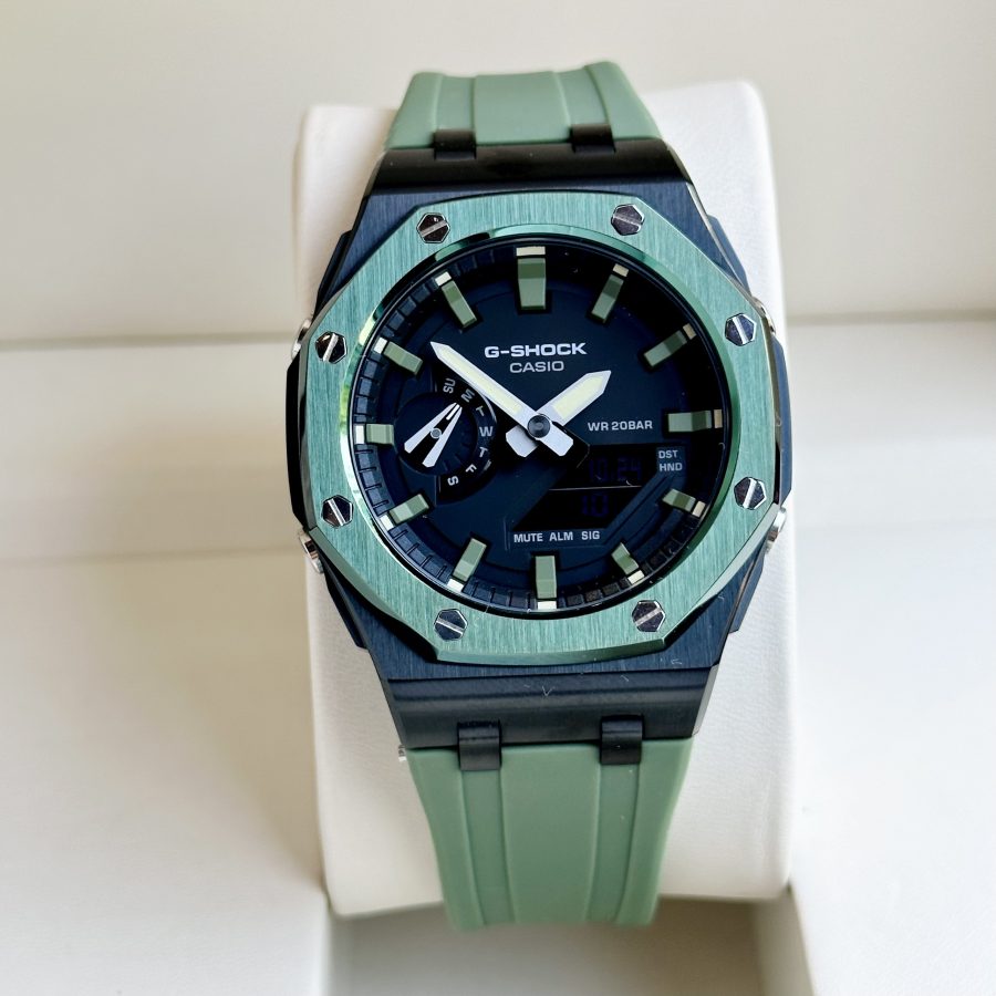 Đồng Hồ Casio G-SHOCK GA2100 CUSTOM AP GREEN Gen 3 - BH 5 Năm - Chính Hãng 100%