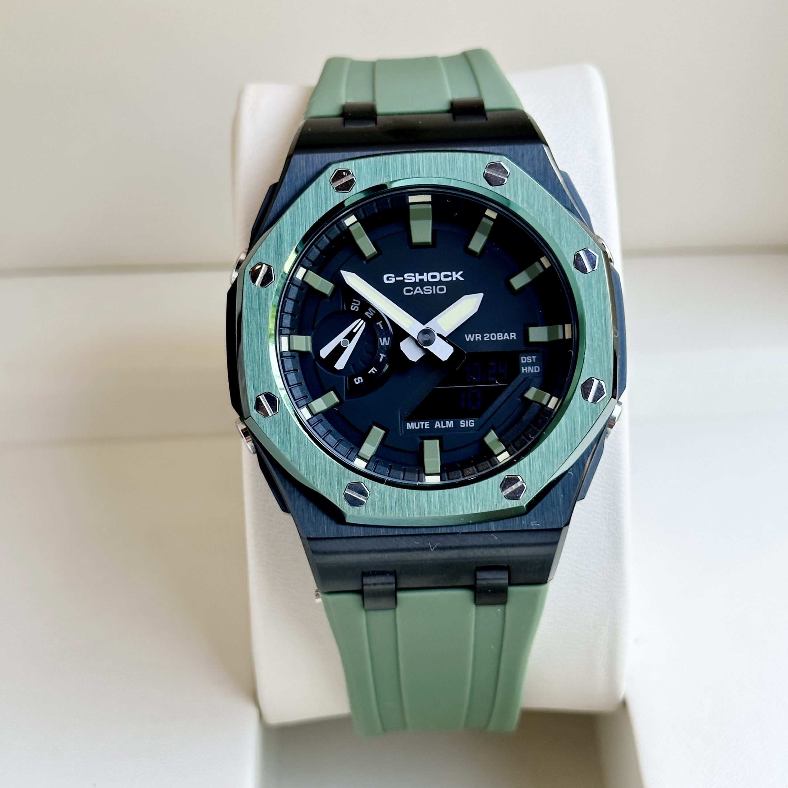 Đồng Hồ Casio G-SHOCK GA2100 CUSTOM AP GREEN Gen 3 - BH 5 Năm - Chính Hãng 100%