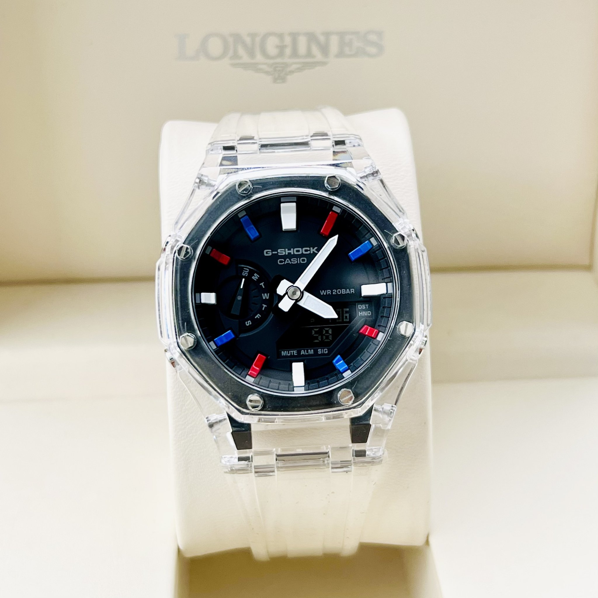 Đồng Hồ Casio G-SHOCK GA2100SKE CUSTOM PEPSI Gen 3 - BH 5 Năm - Chính Hãng 100%