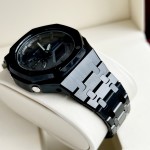 Đồng Hồ Casio G-SHOCK GA2100 CUSTOM AP FULL BLACK  Gen 3 Dây Thép - BH 5 Năm - Chính Hãng 100% — ảnh 3