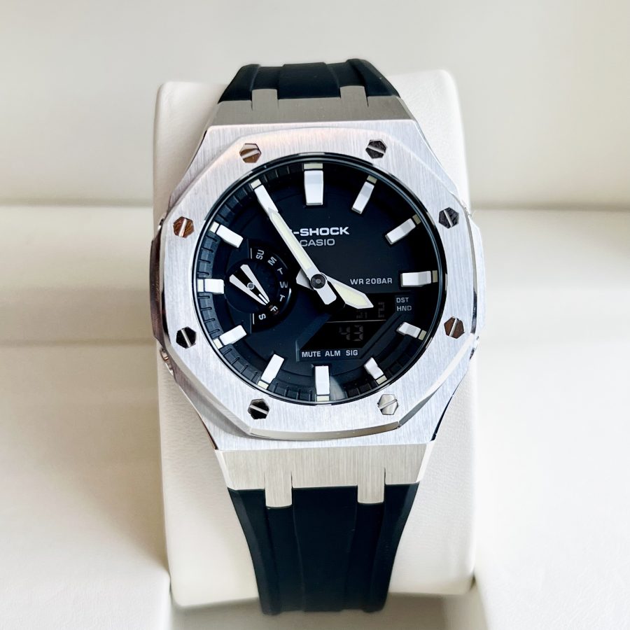 Đồng Hồ Casio G-SHOCK GA2100 CUSTOM AP SILVER Gen 3 - BH 5 Năm - Chính Hãng 100%
