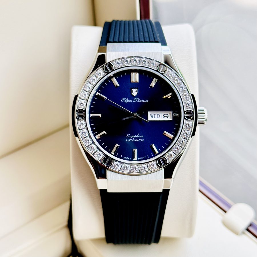 Đồng Hồ Nam Olym Pianus Fusion Diamond OP990-45ADDGS-GL-T - Cơ - Automatic - Kính Sapphire