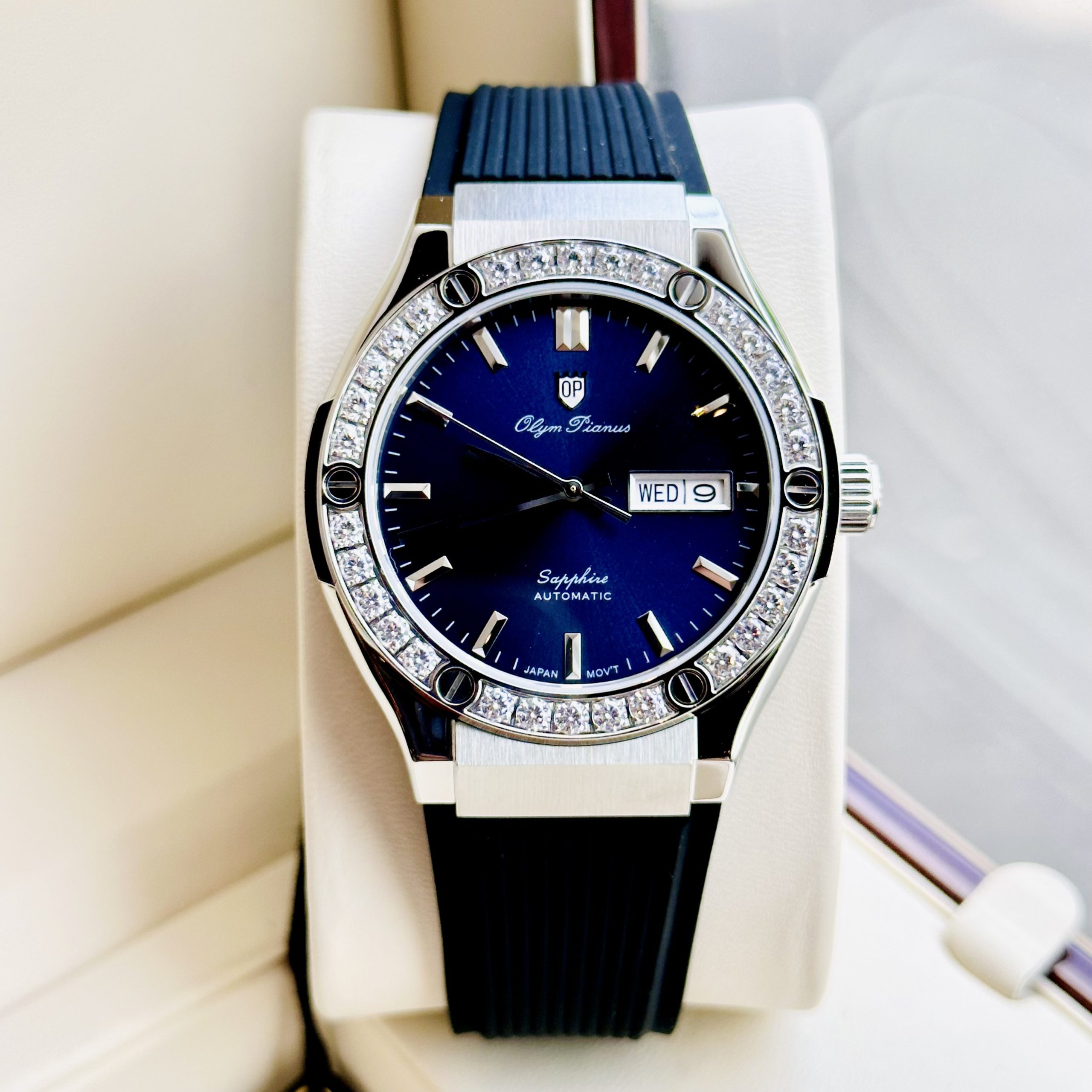 Đồng Hồ Nam Olym Pianus Fusion Diamond OP990-45ADDGS-GL-T - Cơ - Automatic - Kính Sapphire