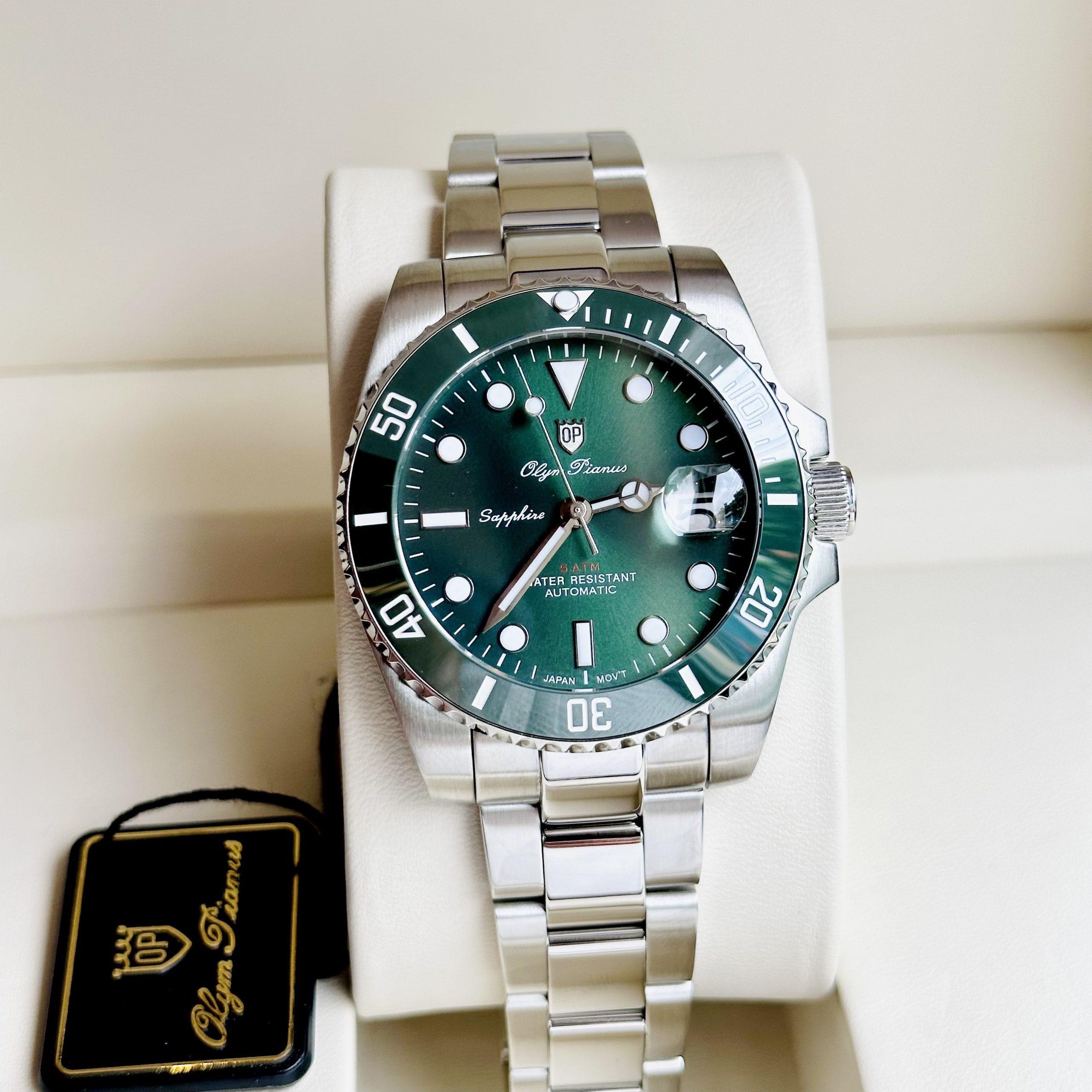ĐỒNG HỒ Olym Pianus OP899832AGS-XL -Automatic ( Cơ) -Kính Sapphire