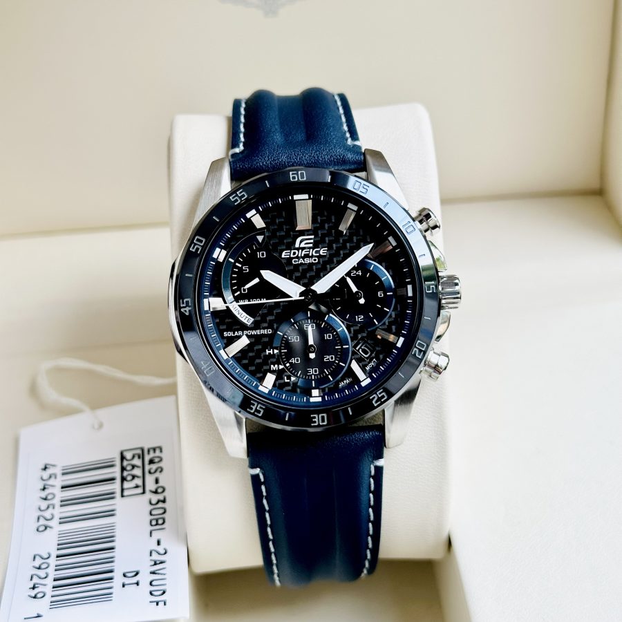 Đồng hồ Edifice EQS-930BL-2AV-  Bảo Hành 5 Năm- Chính Hãng 100%