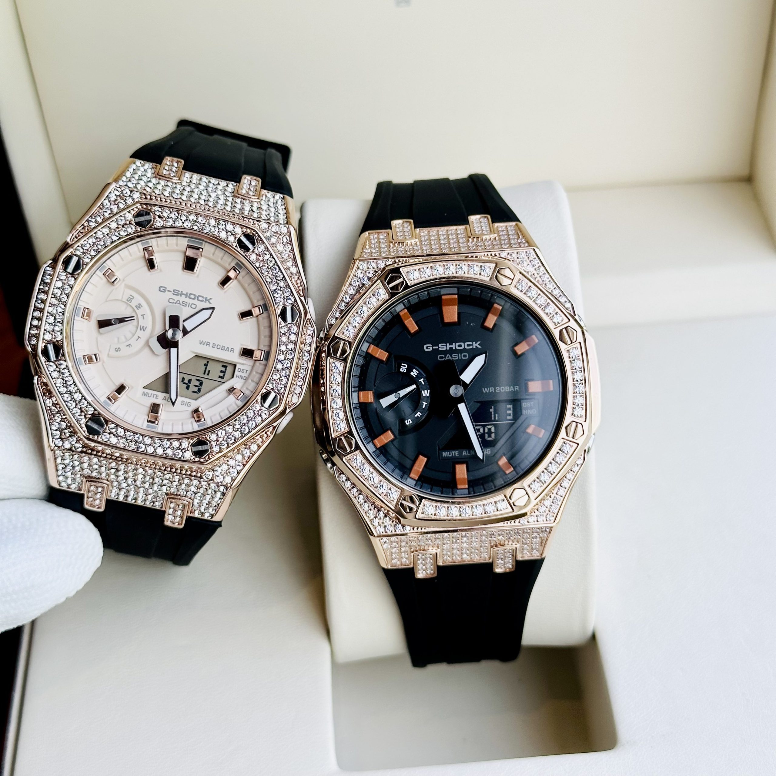 Đồng Hồ Casio G-SHOCK GA2100 CUSTOM COUPLE DIMOND ROSE- BH 5 Năm - Chính Hãng 100%