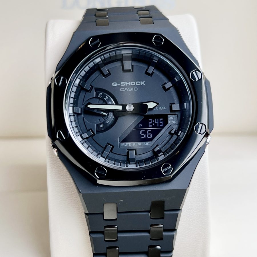 Đồng Hồ Casio G-SHOCK GA2100 CUSTOM ĐEN NHÁM  - BH 5 Năm - Chính Hãng 100%