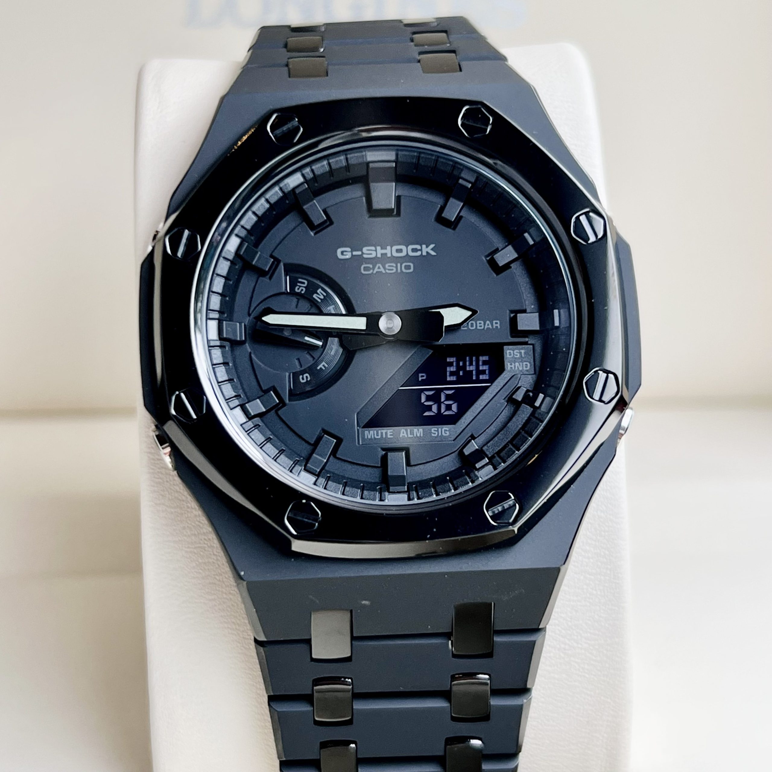 Đồng Hồ Casio G-SHOCK GA2100 CUSTOM ĐEN NHÁM  - BH 5 Năm - Chính Hãng 100%