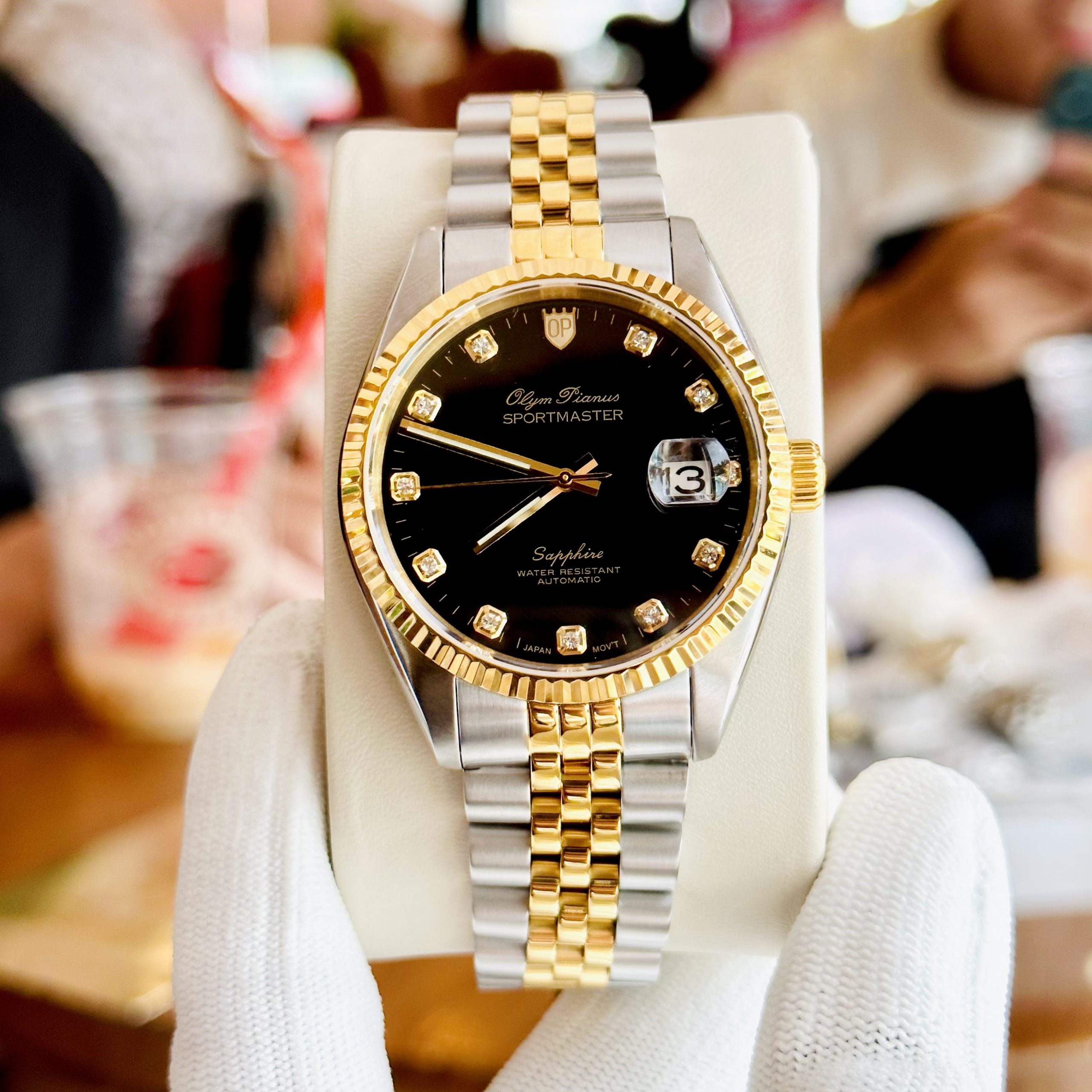 ĐỒNG HỒ OLYM PIANUS SPORTMASTER DATEJUST OP89322GSK-D- Cơ - Automatic - Kính Sapphire