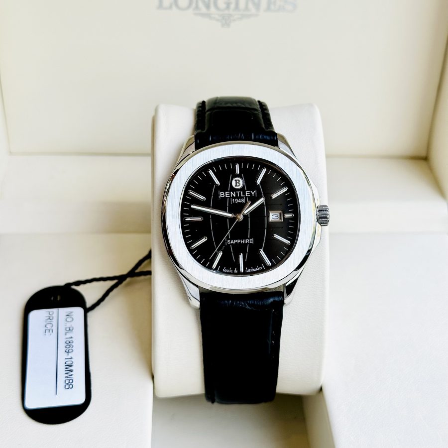 ĐỒNG HỒ Bentley BL1869-10MWBB- Pin ( Quartz ) - Kính Sapphire - Chính Hãng 100%