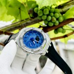 Đồng Hồ Casio G-SHOCK GA2100 CUSTOM FULL DIAMOND BLUE - BH 5 Năm - Chính Hãng 100% — ảnh 9