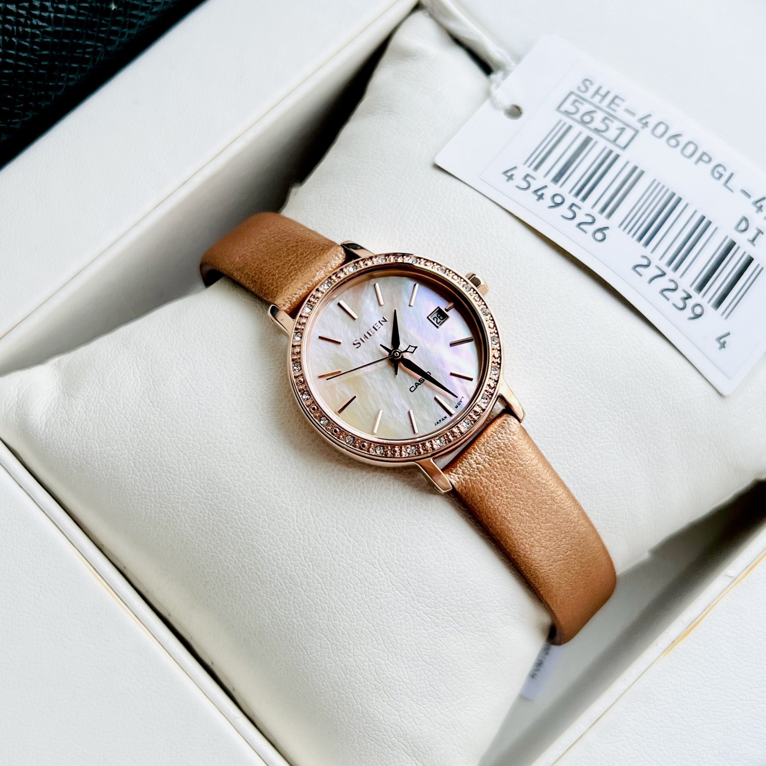 ĐỒNG HỒ CASIO SHE-4060PGL-4AUDF- Chính Hãng 100%- BH 5 Năm