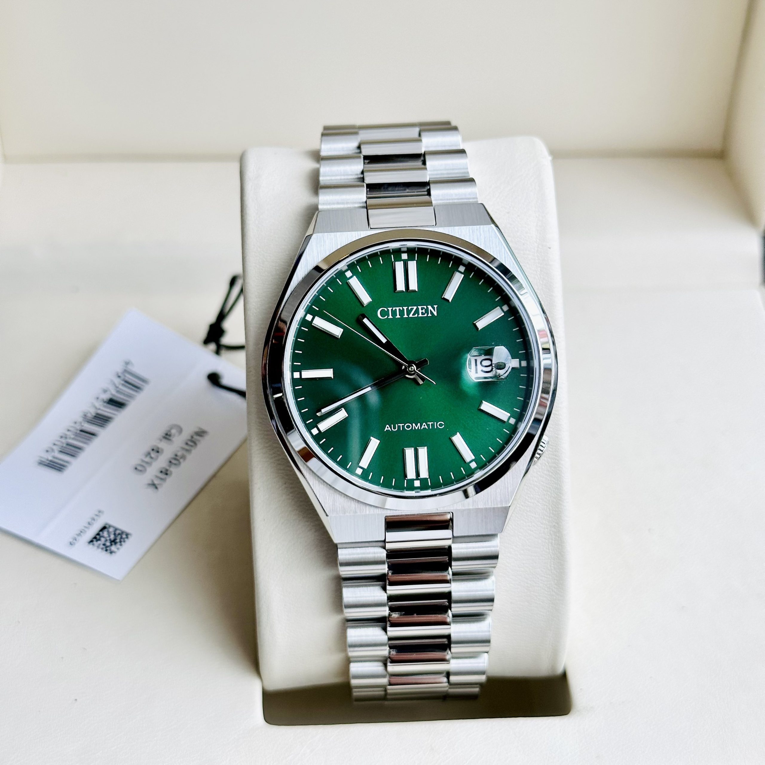 Đồng Hồ Nam Citizen NJ0150-81A Mặt Xanh Lá -Automatic ( Cơ ) - BH 5 Năm - Chính Hãng 100%