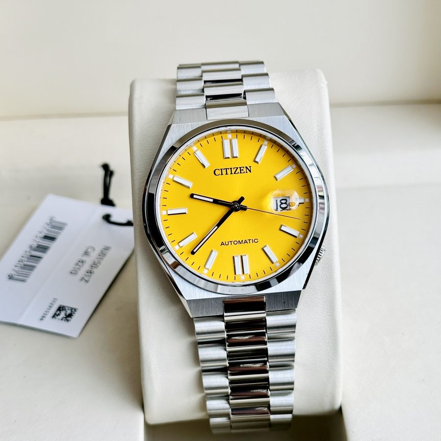 Đồng Hồ Nam Citizen NJ0150-81A Mặt Vàng -Automatic ( Cơ ) - BH 5 Năm - Chính Hãng 100%