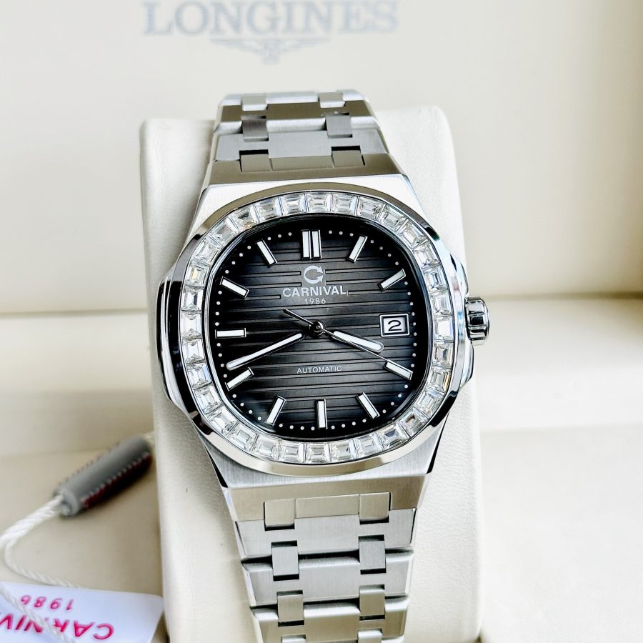 ĐỒNG HỒ NAM CARNIVAL NAUTILUS 8108G-VT-D - Automatic- Dây Thép- Kính Sapphire
