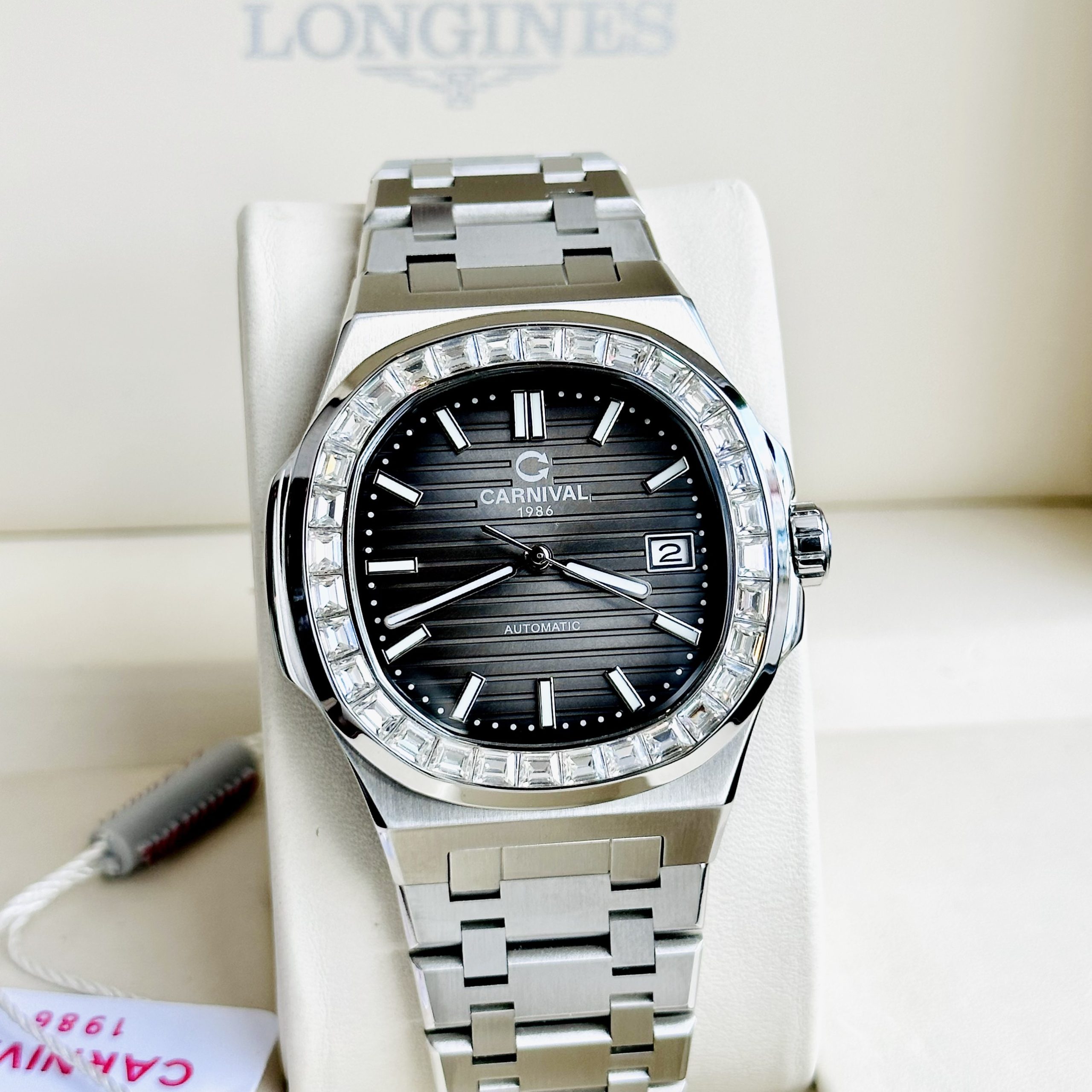 ĐỒNG HỒ NAM CARNIVAL NAUTILUS 8108G-VT-D - Automatic- Dây Thép- Kính Sapphire