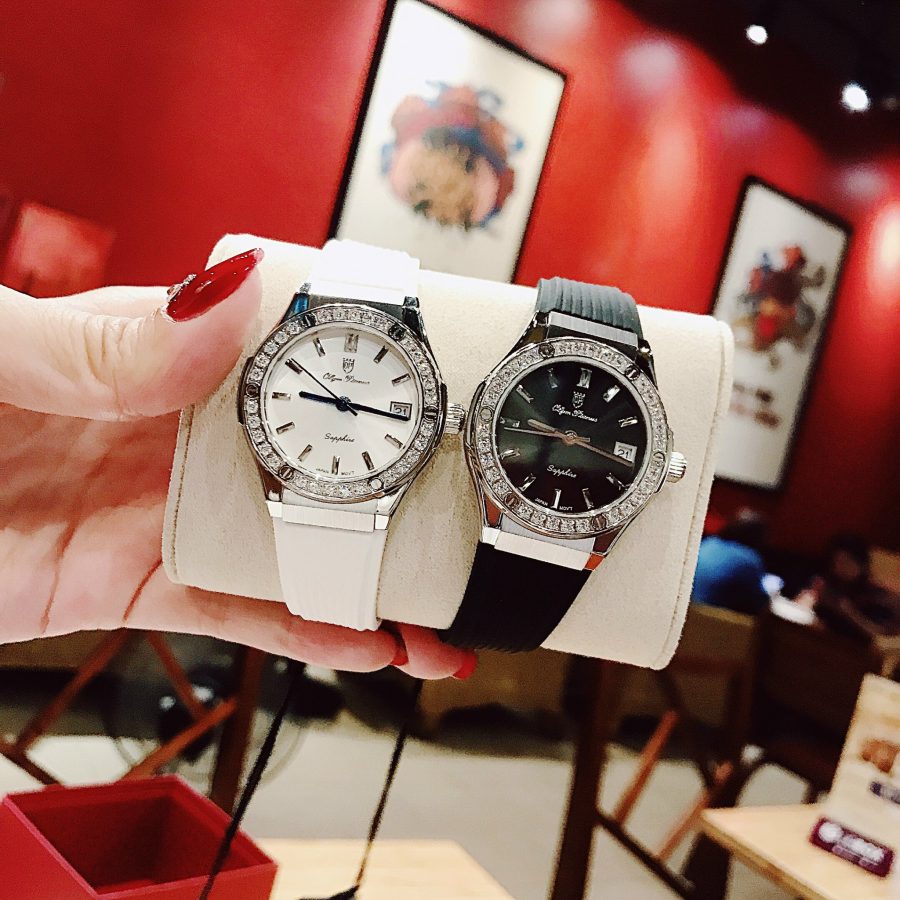 Đồng Hồ Nữ 34mm Olym Pianus OP990-45ADGS-GL - Pin - Kính Sapphire