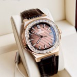 ĐỒNG HỒ NAM CARNIVAL NAUTILUS 8108G-VH-DD-N - Automatic- Dây Da- Kính Sapphire — ảnh 4