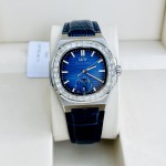 ĐỒNG HỒ NAM I&W Carnival 735G1 Dây Da Mặt Xanh- Automatic - Kính Sapphire — ảnh 2