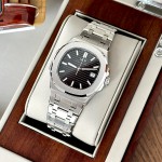 ĐỒNG HỒ NAM I&W Carnival 721G Black - Viền Bạc Trơn - Automatic - Dây Thép - Kính Sapphire — ảnh 2