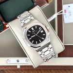 ĐỒNG HỒ NAM I&W Carnival 721G Black - Viền Bạc Trơn - Automatic - Dây Thép - Kính Sapphire — ảnh 3