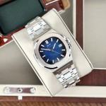 ĐỒNG HỒ NAM I&W Carnival 721G Blue - Viền Bạc Trơn - Automatic - Dây Thép - Kính Sapphire — ảnh 2