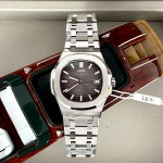 ĐỒNG HỒ NAM I&W Carnival 721G Gray - Viền Bạc Trơn - Dây Thép - Automatic - Kính Sapphire — ảnh 5