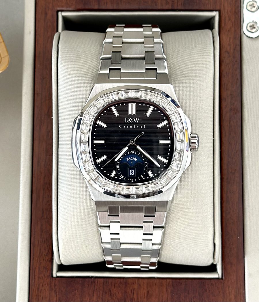ĐỒNG HỒ NAM I&W Carnival 735G2- Automatic -Dây Thép- Kính Sapphire
