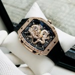 Đồng hồ Nam Bonest Gatti Ghost Dragon Star Gold Full  Diamond - 45mm - Automatic — ảnh 2