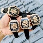 Đồng hồ Nam Bonest Gatti Ghost Dragon Star Gold Full  Diamond - 45mm - Automatic — ảnh 6