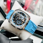 Đồng hồ Nam Bonest Gatti King Sport - BG6601- A1- 45mm - Automatic - Dây Cao Su — ảnh 3