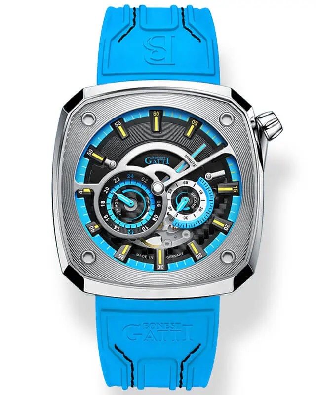 Đồng hồ Nam Bonest Gatti King Sport - BG6601- A1- 45mm - Automatic - Dây Cao Su