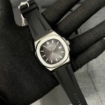 ĐỒNG HỒ NAM I&W Carnival 721G Gray - Viền Bạc Trơn - Dây Cao Su - Automatic - Kính Sapphire — ảnh 8