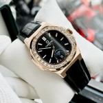 ĐỒNG HỒ NAM Carnival 8110G - Mặt Đen - Automatic - Dây Da - Kính Sapphire — ảnh 4