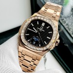 ĐỒNG HỒ NAM Carnival 8110G - Mặt Đen - Automatic - Dây Thép Gold - Kính Sapphire — ảnh 7