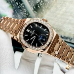 ĐỒNG HỒ NAM Carnival 8110G - Mặt Đen - Automatic - Dây Thép Gold - Kính Sapphire — ảnh 8