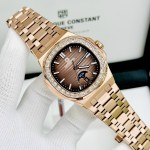 ĐỒNG HỒ NAM Carnival 8110G - Mặt Nâu - Automatic - Dây Thép Gold - Kính Sapphire — ảnh 7